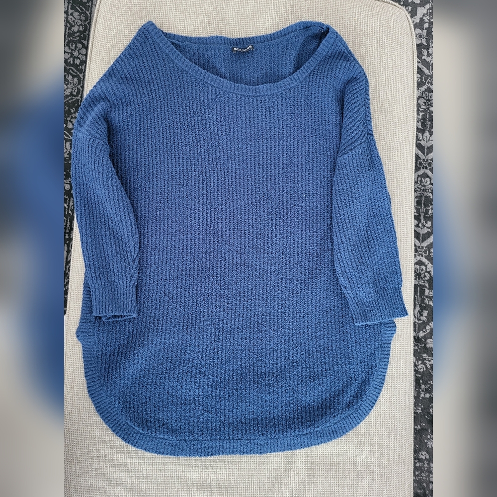 Express Circle Hem Relaxed Fit Tunic Sweater